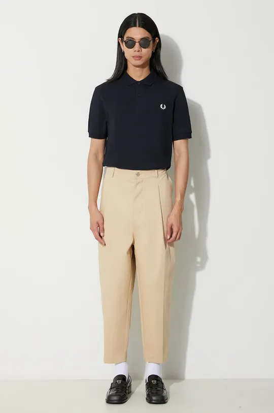 Fred Perry polo in cotone blu navy
