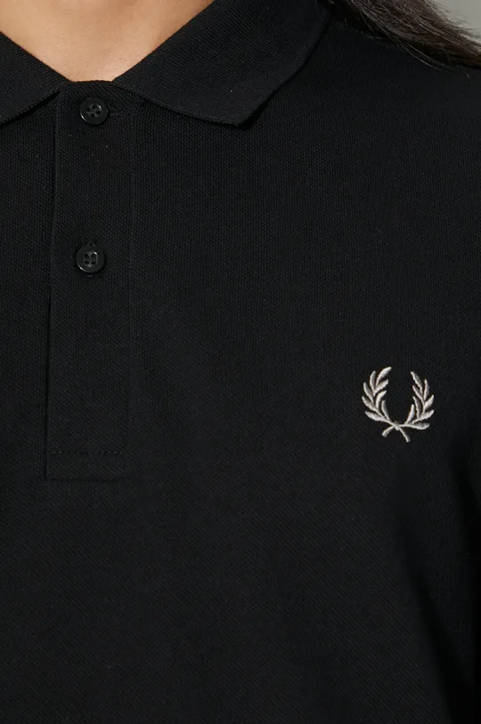 Памучна тениска с яка Fred Perry