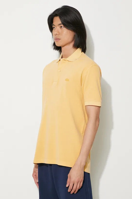 orange Lacoste cotton polo shirt