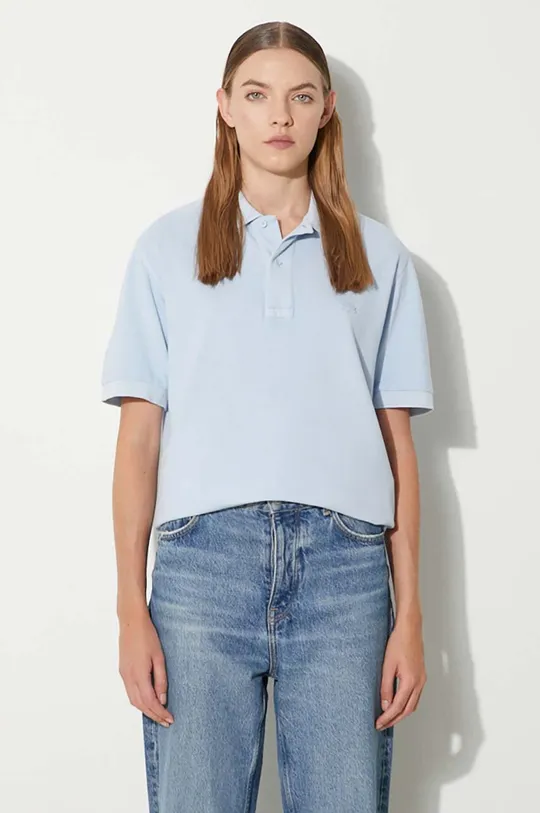 blue Lacoste cotton polo shirt Unisex