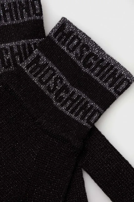 Γάντια Moschino μαύρο