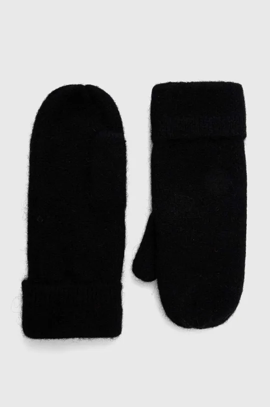 μαύρο Μάλλινα γάντια Samsoe Samsoe Γυναικεία