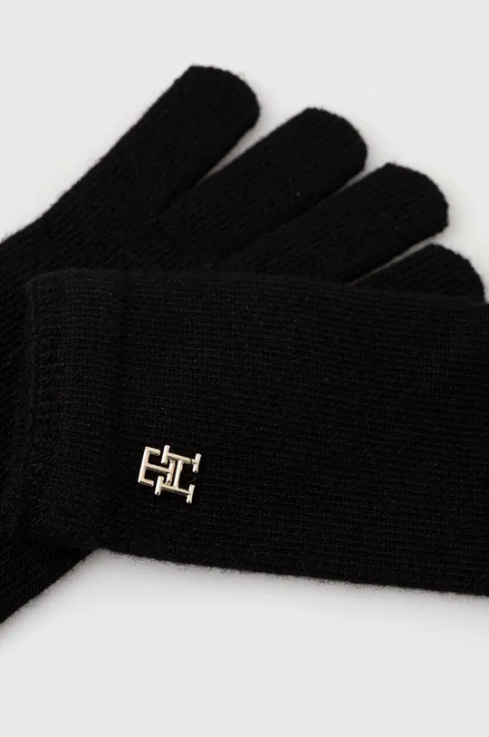 Tommy Hilfiger guanti con aggiunta di lana nero