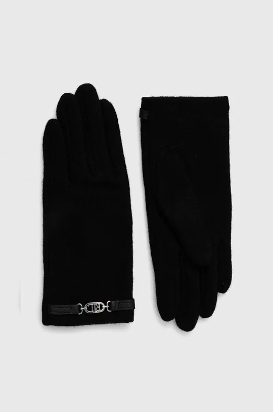 μαύρο Μάλλινα γάντια Lauren Ralph Lauren Γυναικεία