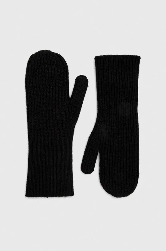 μαύρο Μάλλινα γάντια By Malene Birger Γυναικεία