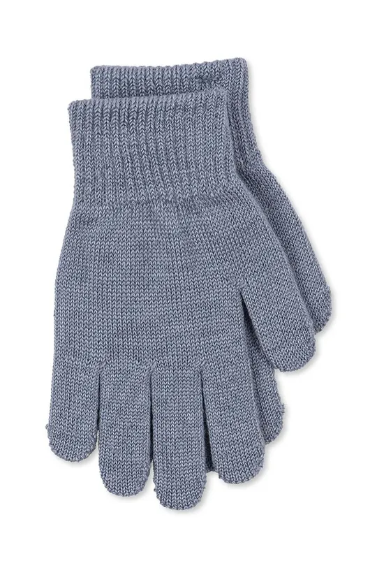 Detské rukavice Konges Sløjd 3-pak modrá