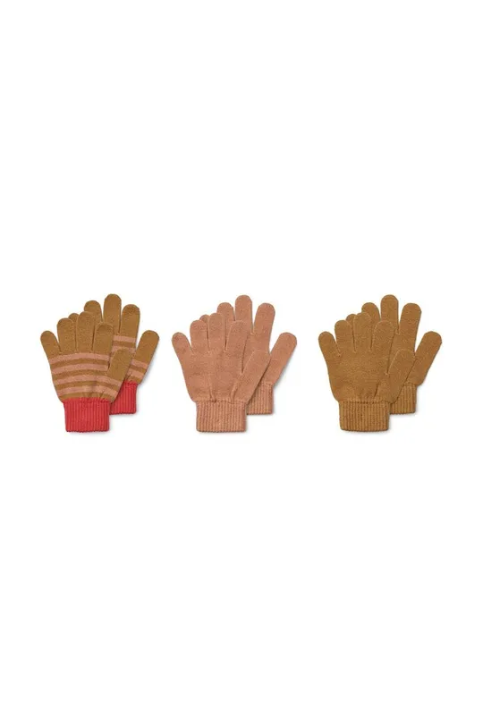 помаранчевий Дитячі рукавички Liewood 3-pack Дитячий