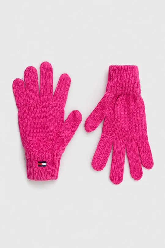 ροζ Παιδικά γάντια Tommy Hilfiger Παιδικά