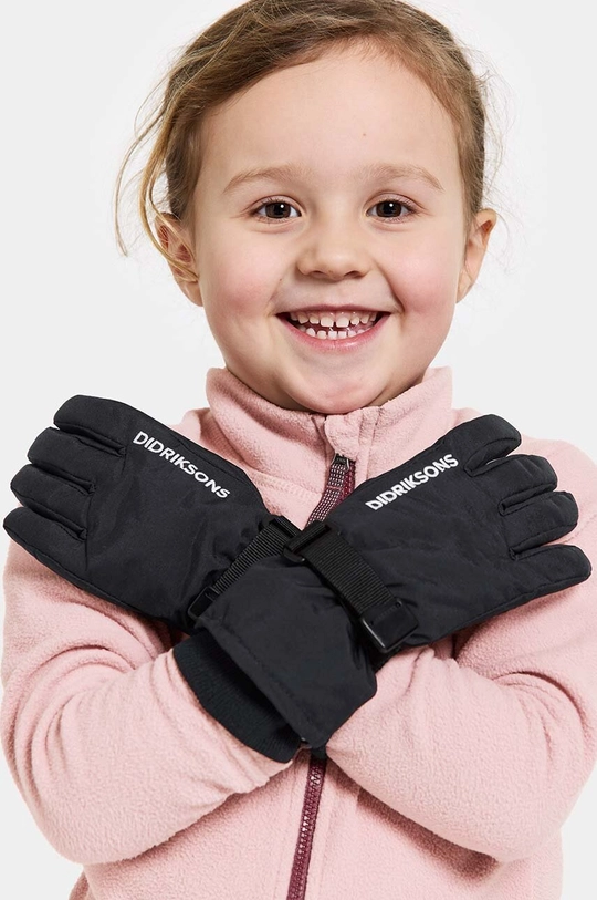 Детские лыжные перчатки Didriksons BIGGLES GLOVES чёрный 505033