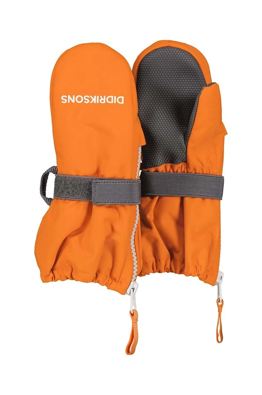 Detské lyžiarske rukavice Didriksons BIGGLES ZIP MITTEN 505029 oranžová AW24