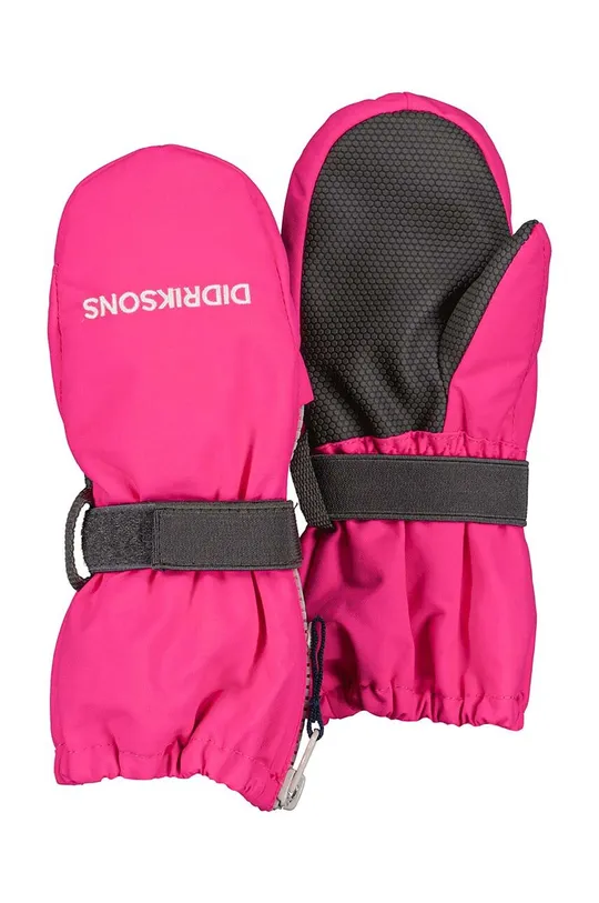 ροζ Παιδικά γάντια σκι Didriksons BIGGLES ZIP MITTEN Παιδικά