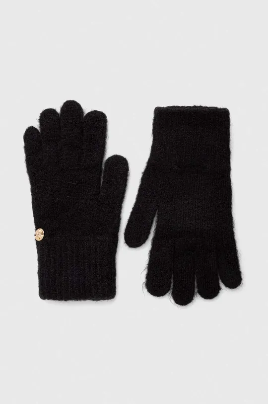 czarny Granadilla rękawiczki z domieszką wełny Unisex