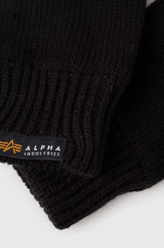 Rukavice Alpha Industries čierna