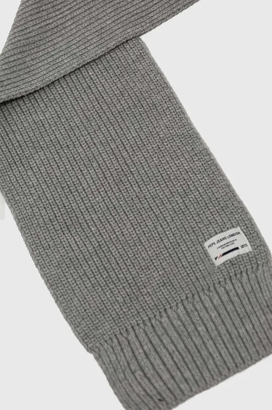 Pepe Jeans sciarpa con aggiunta di lana bambino/a grigio