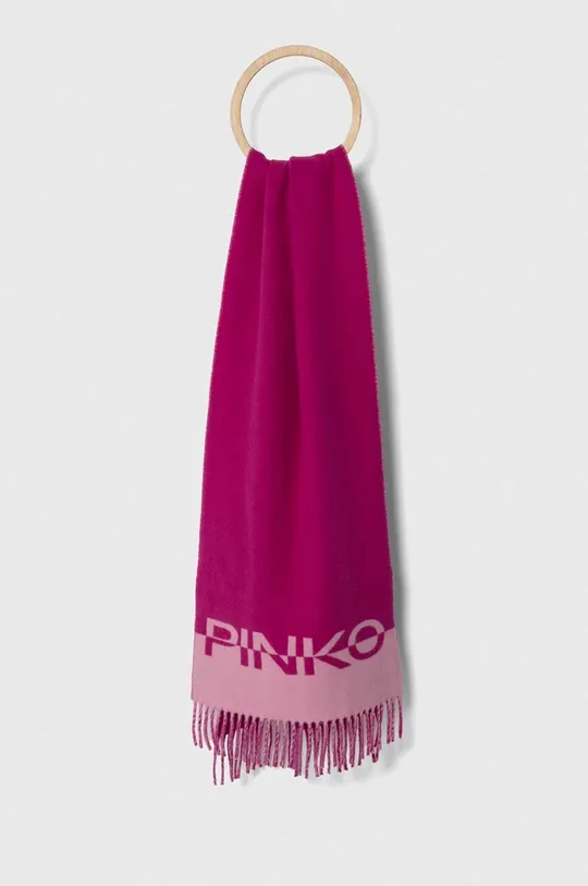 fioletowy Pinko szalik wełniany Damski