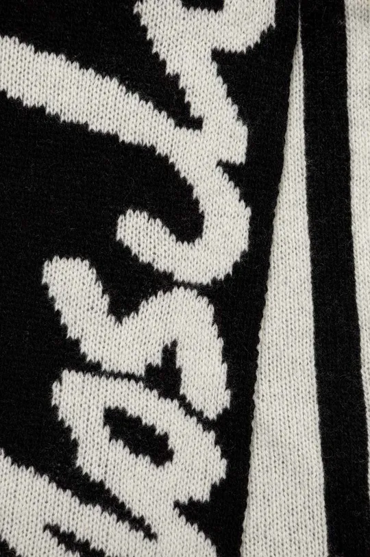 Moschino sciarpa in lana nero