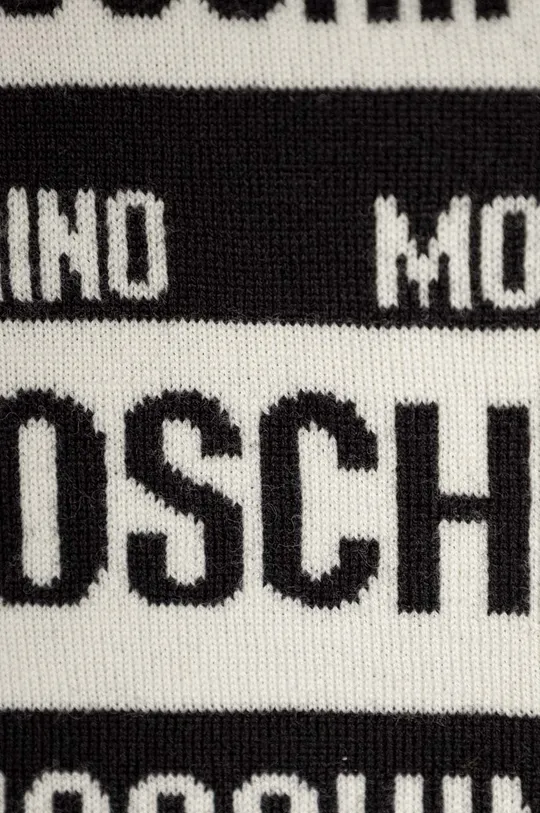 Moschino sciarpa in lana bianco