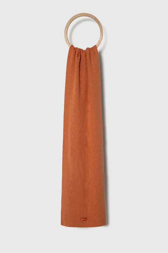 помаранчевий Шарф з домішкою вовни Calvin Klein Жіночий