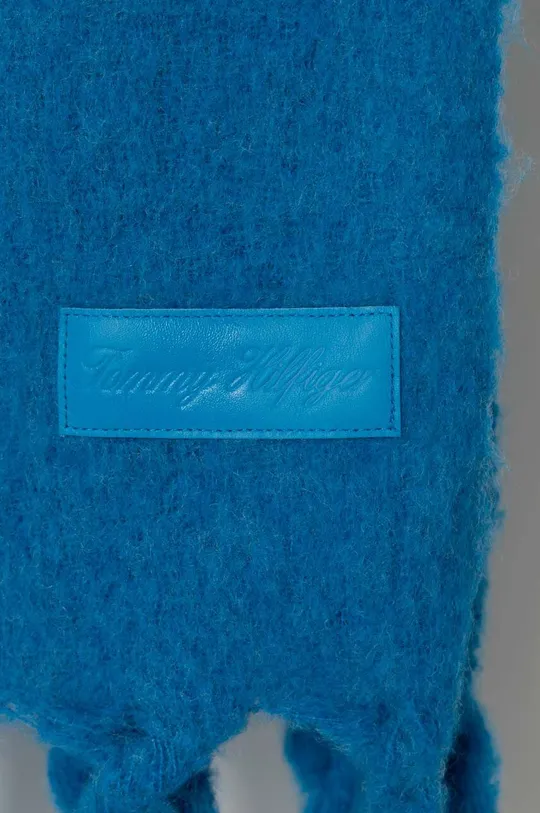 Μαντήλι από μείγμα μαλλιού Tommy Hilfiger μπλε