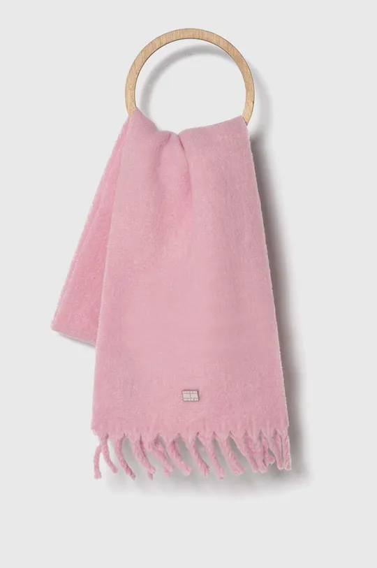 рожевий Вовняний шарф Tommy Jeans Жіночий