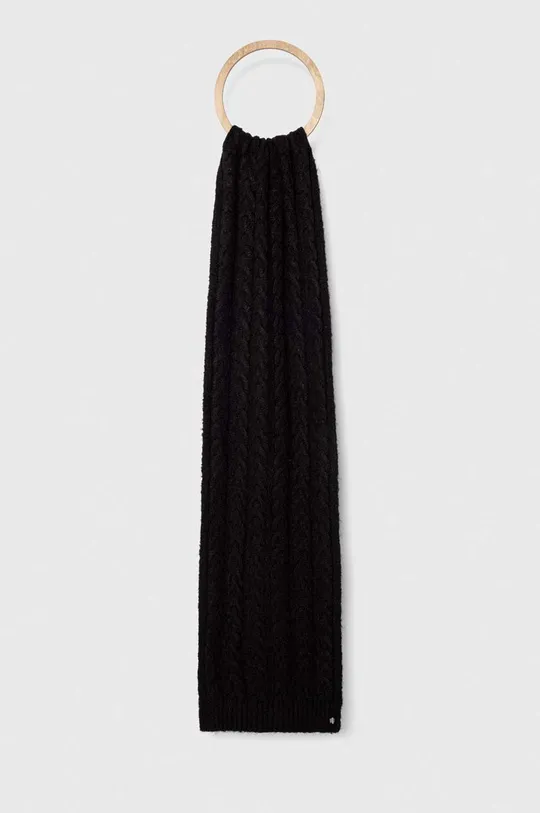 crna Kratki šal s primjesom vune Lauren Ralph Lauren Ženski