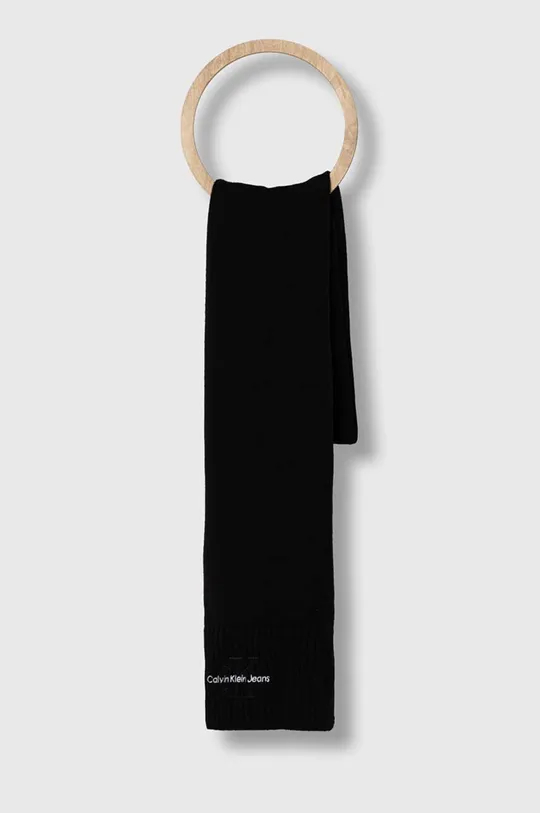чорний Бавовняний шарф Calvin Klein Jeans Жіночий