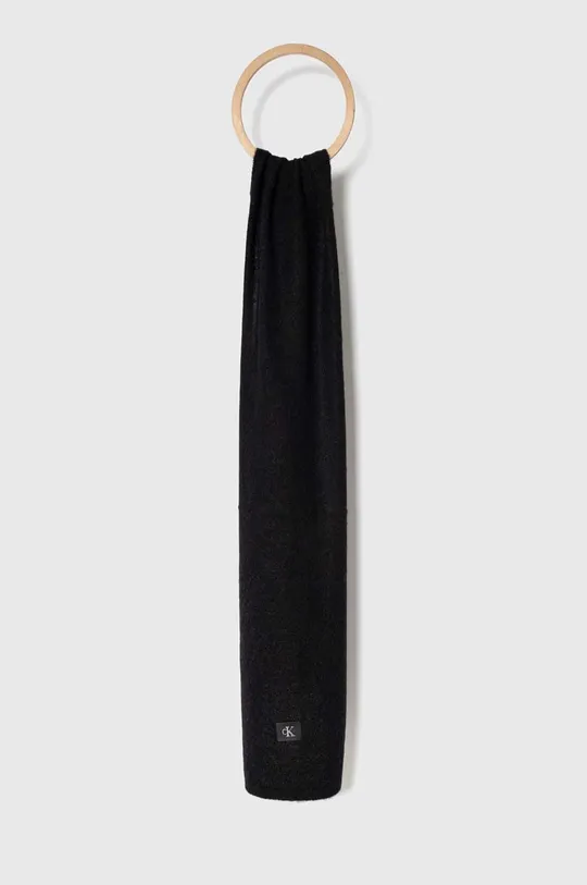 μαύρο Μάλλινο κασκόλ Calvin Klein Jeans Γυναικεία