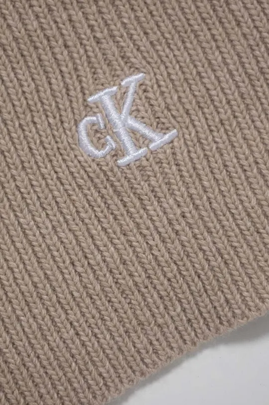 Calvin Klein Jeans sál gyapjú keverékből szürke