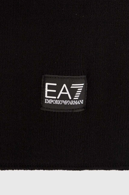 Детский шарф EA7 Emporio Armani чёрный