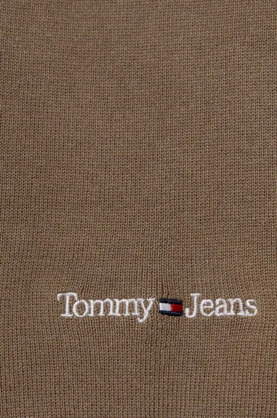 Κασκόλ Tommy Jeans μπεζ