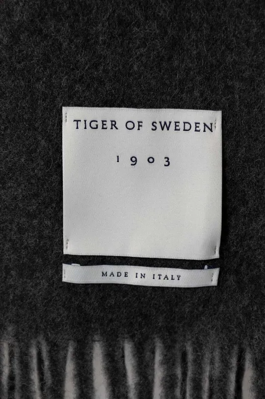 Tiger Of Sweden szalik wełniany szary