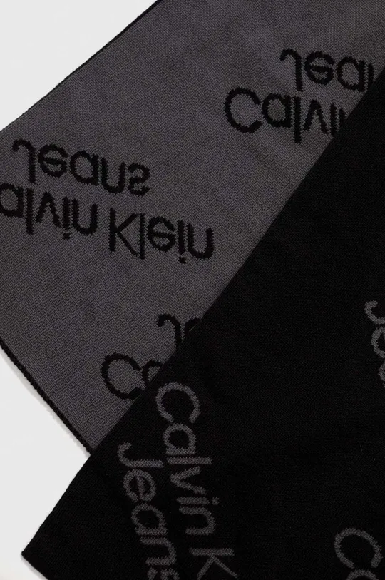 Calvin Klein Jeans pamut sál fekete