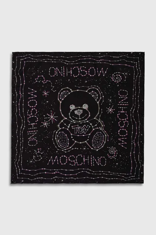 Moschino foulard in seta nero