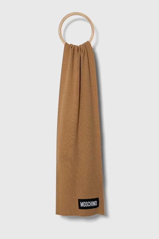 коричневий Кашеміровий шарф Moschino Unisex