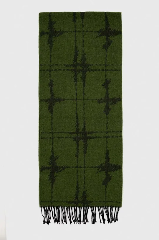 Sisley sciarpacon aggiunta di lana verde