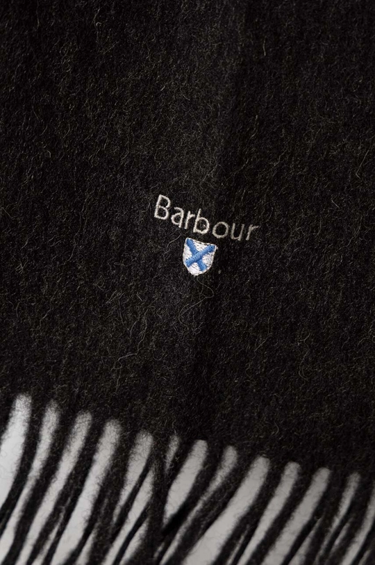 Μάλλινο κασκόλ Barbour γκρί