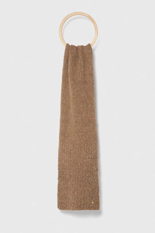коричневий Вовняний шарф Granadilla Unisex