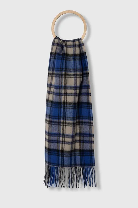 blue Ader Error wool scarf Revint Plaid Muffler Unisex