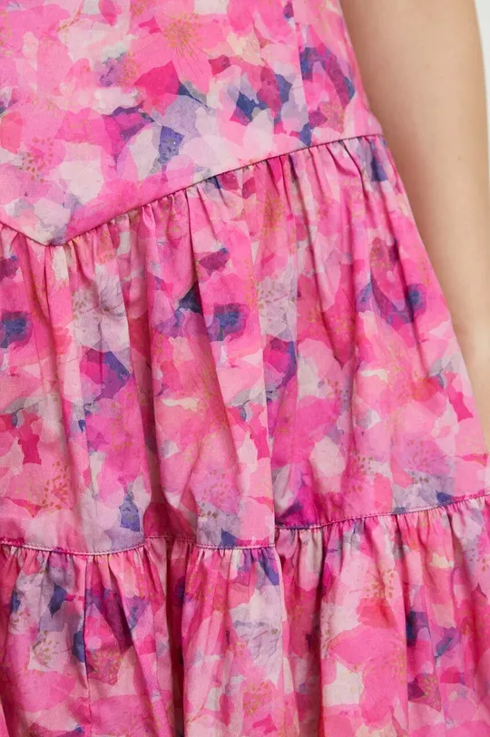 różowy Custommade spódnica bawełniana