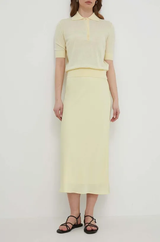 żółty Calvin Klein spódnica Damski