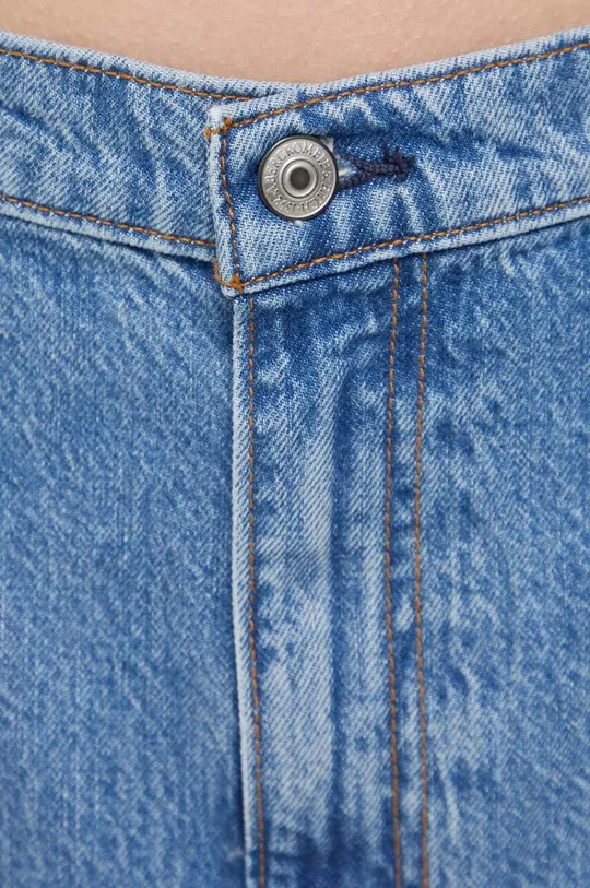 niebieski Abercrombie & Fitch spódnica jeansowa