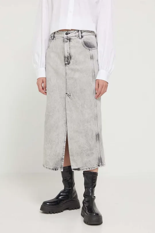 sivá Rifľová sukňa HUGO Dámsky