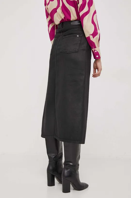 Rifľová sukňa Tommy Hilfiger 80 % Bavlna, 20 % Recyklovaná bavlna