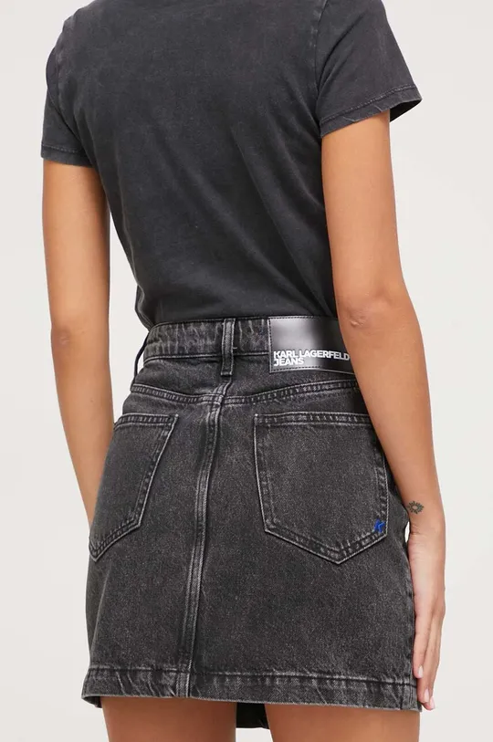 Traper suknja Karl Lagerfeld Jeans Temeljni materijal: 100% Organski pamuk Postava: 65% Poliester, 35% Pamuk