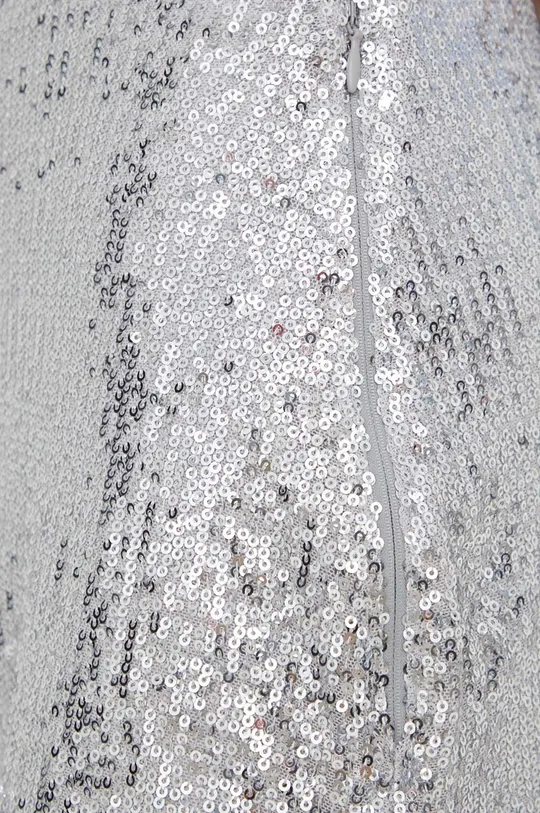 srebrny Abercrombie & Fitch spódnica