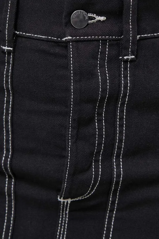 czarny United Colors of Benetton spódnica jeansowa