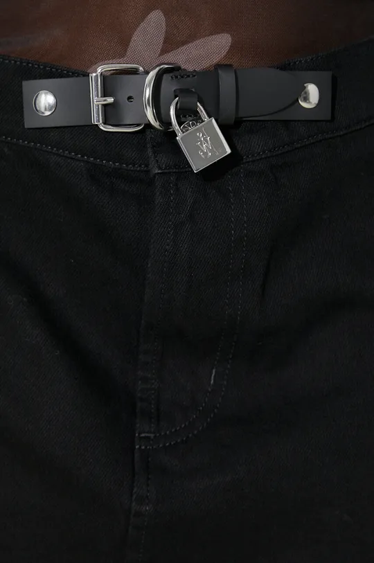 czarny JW Anderson spódnica jeansowa