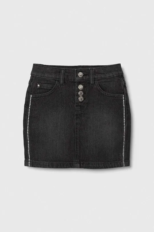 чёрный Детская джинсовая юбка Guess Для девочек