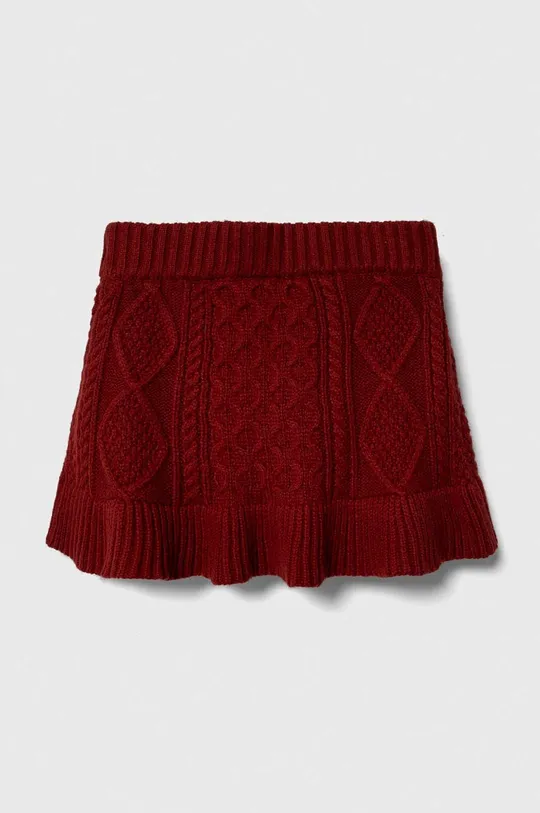 crvena Dječja suknja Abercrombie & Fitch Za djevojčice