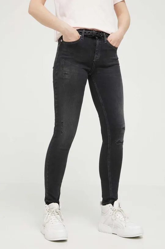 μαύρο Τζιν παντελόνι Tommy Jeans Nora Γυναικεία